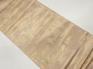 引き箔　花唐草に壺模様織り出し袋帯